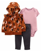 Carter's Floral Cardigan ბავშვის ტანსაცმლის ნაკრები, 24 თვე