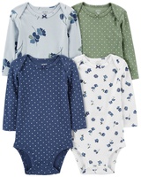 Carter's ნაკრები ბოდე გრძელი მკლავით,Floral green 24 თვე