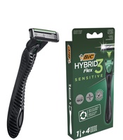 BIC Men Hybrid Flex 3 საპარსი დანადგარი + 4 თავი