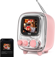 Divoom Tiivoo-2 Photo Album & Bluetooth Speaker Pink