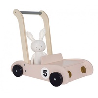 Jabadabado, Walker with rabbit, Pink, 45 x 42 cm