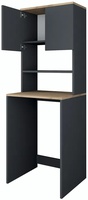 Hanah Home, სარეცხი მანქანის კარადა, შავი, 65 x 60 x 183.6 სმ