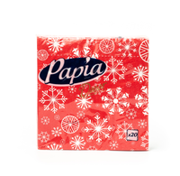 Papia, საახალწლო ხელსახოცი, 3 ფენა, 20 ც.