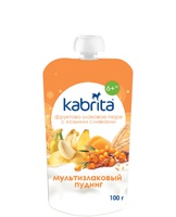 Kabrita მარცვლოვანი პუდინგი, 6 თვე, 100 გ