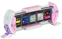 Divoom Times Gate Digital Clock and Pixel Art Display Pink