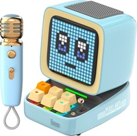 Divoom Ditoo-Mic Bluetooth Speaker With Karaoke Microphone Blue