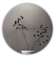 Flora Design, აბაზანის სარკე თაროთი, Ø60 სმ