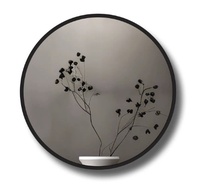 Flora Design, აბაზანის სარკე თაროთი, Ø60 სმ