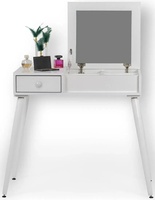 Flora Design, Tual, მაკიაჟის მაგიდა, თეთრი, 80 x 50 x 75 სმ