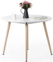 Flora Design, Bistro, მაგიდა, თეთრი, 90 x 75 სმ
