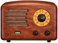 Muzen Original II Retro Wooden AM/FM Radio Bluetooth Speaker Brown